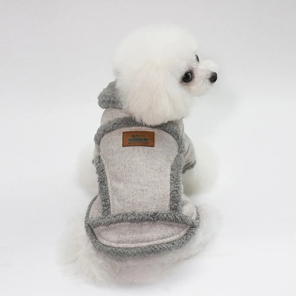 Dog Clothes Winter Pet Dog French Bulldog Jacket Thick Warm Dog Coat