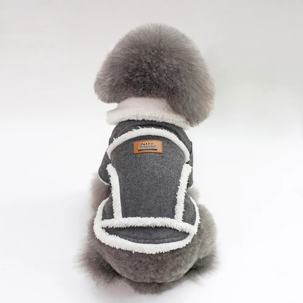 Dog Clothes Winter Pet Dog French Bulldog Jacket Thick Warm Dog Coat