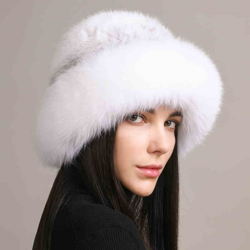 Mink & Fox Fur Winter Hat