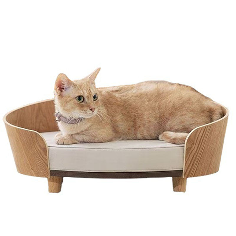 Wooden Cat & Dog Bed