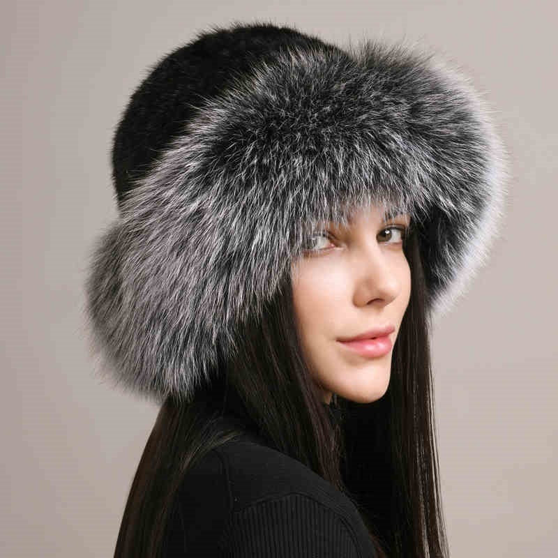 Mink & Fox Fur Winter Hat