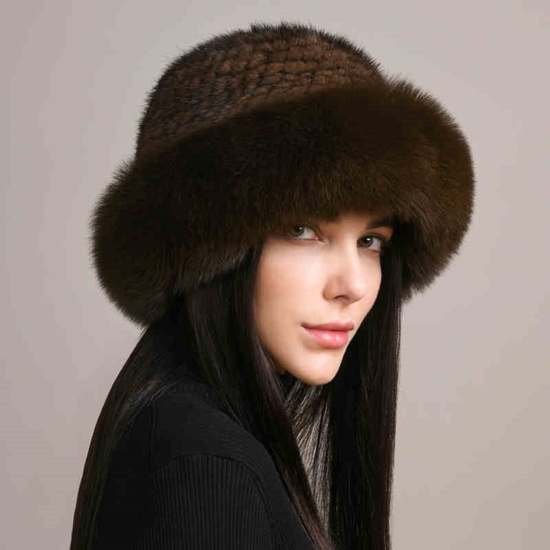 Mink & Fox Fur Winter Hat