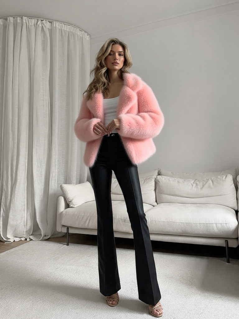 Faux Fur Elegance – The Iconic Winter Statement Coat