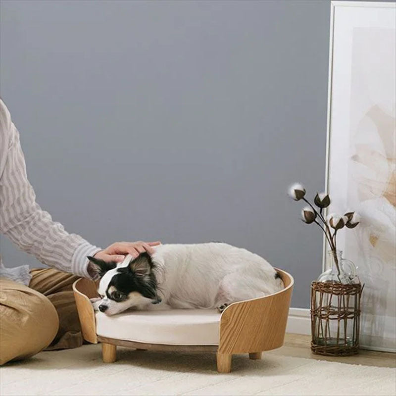 Wooden Cat & Dog Bed