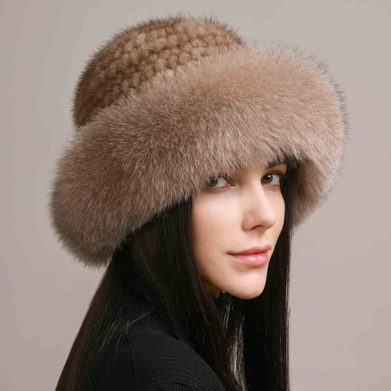 Mink & Fox Fur Winter Hat
