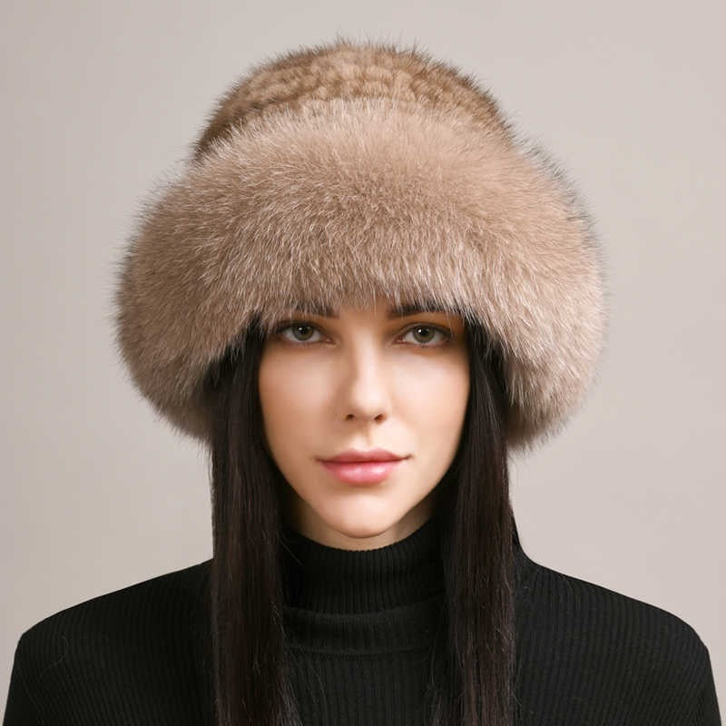 Mink & Fox Fur Winter Hat