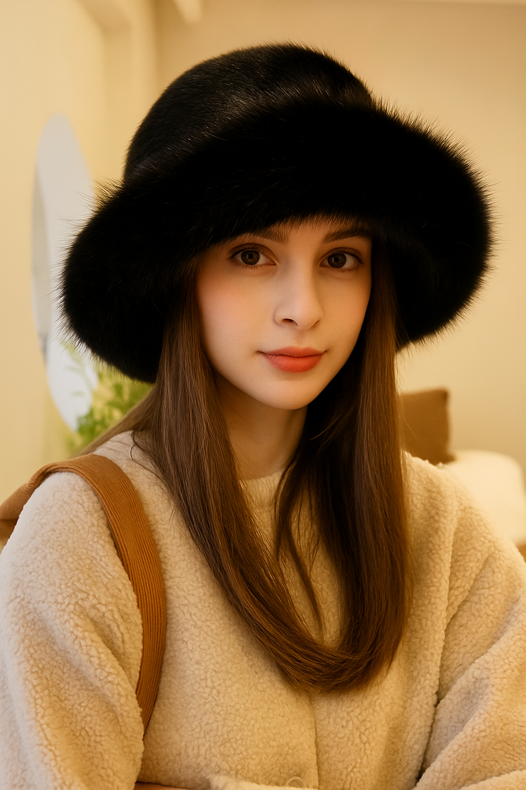 Faux Fur Bucket Hat – Cozy Elegance