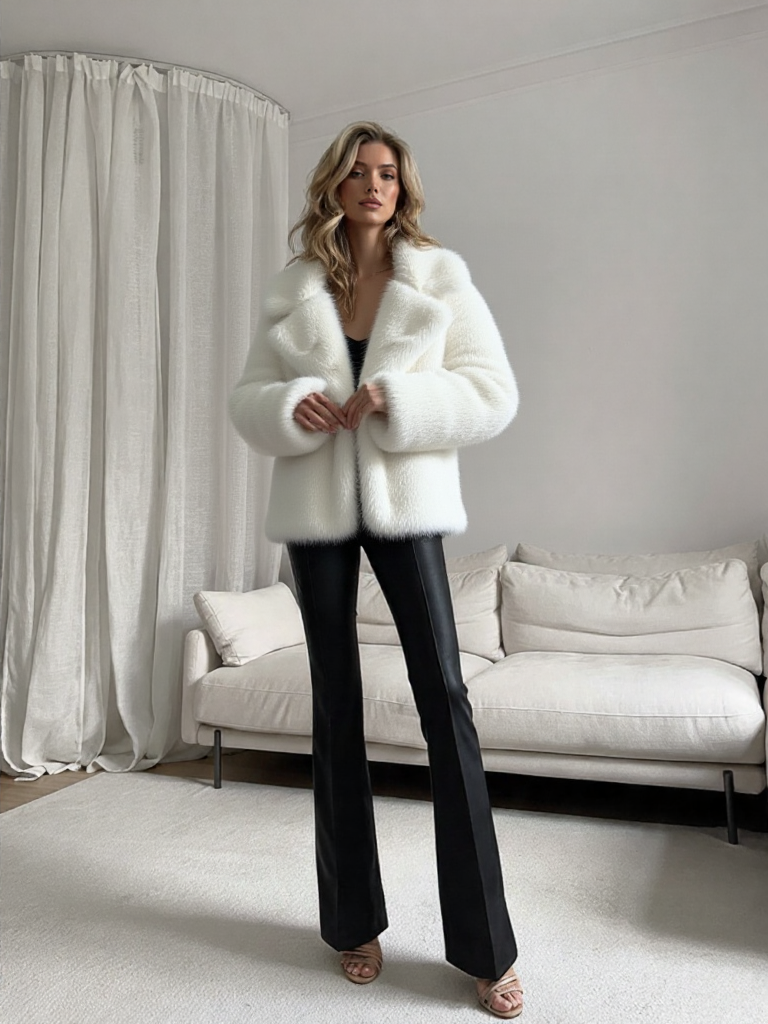 Faux Fur Elegance – The Iconic Winter Statement Coat
