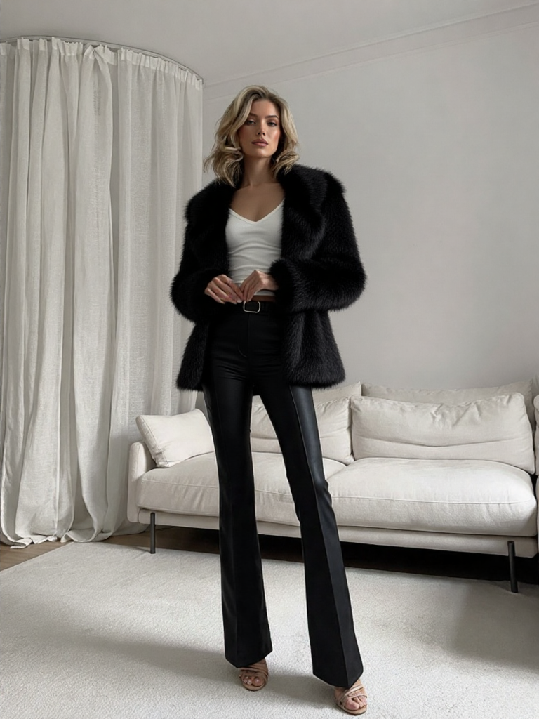 Faux Fur Elegance – The Iconic Winter Statement Coat