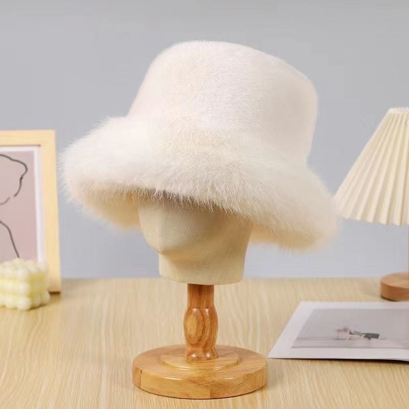 Faux Fur Bucket Hat – Cozy Elegance