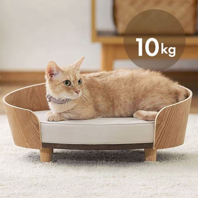 Wooden Cat & Dog Bed